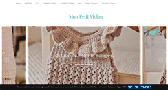 Desktop Screenshot of monpetitviolon.com